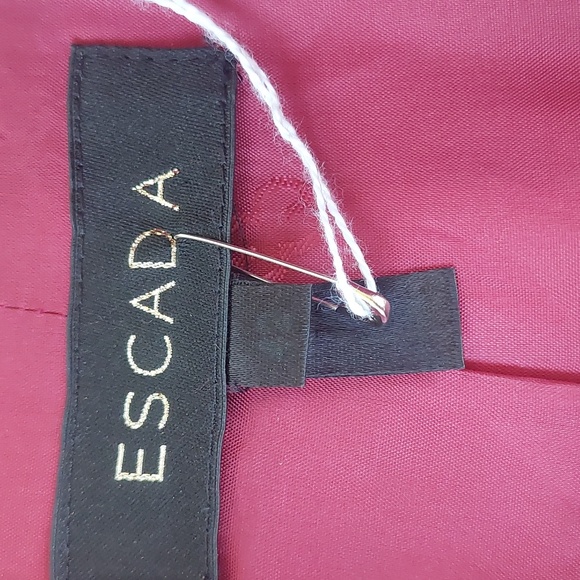 Escada Fuchsia Pink Wool Cashmere Blazer with Pockets Size 42 - Picture 4 of 10